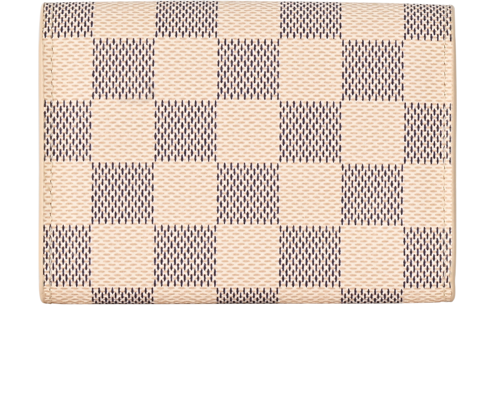 Louis Vuitton Rosalie Coin Purse, &pound;195, Accessories, Blue/Cream, Canvas, Back view